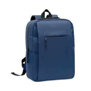 Zaino economico per laptop 15" RPET Blu - personalizzabile con logo