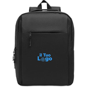 Zaino economico per laptop 15" RPET - personalizzabile con logo