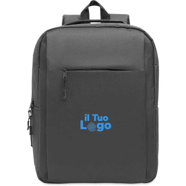 Zaino economico per laptop 15" RPET - personalizzabile con logo
