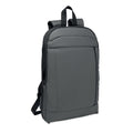 Zaino espandibile in RPET 600D grigio - personalizzabile con logo