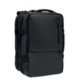 Zaino estensibile in RPET 20L Nero - personalizzabile con logo