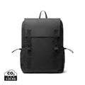 Zaino Everyday KENTO URBAN in nylon riciclato RCS nero - personalizzabile con logo