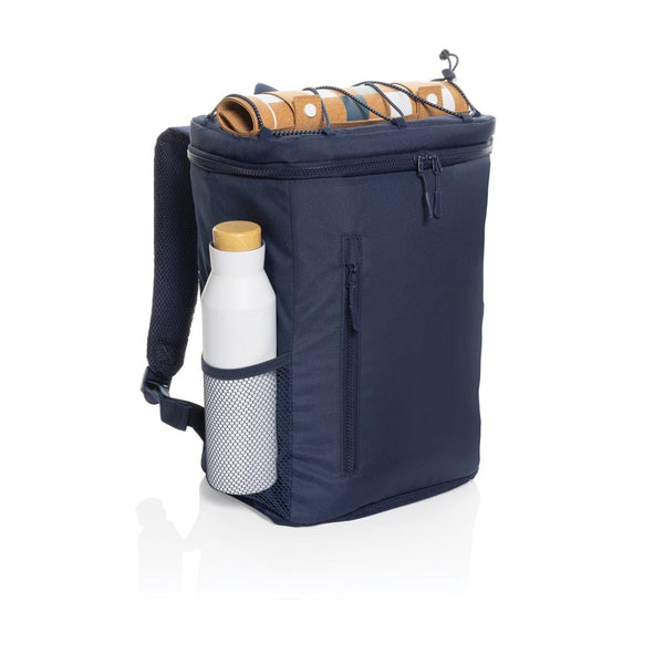 Zaino frigo Sonny in rPET Aware™ blu navy - personalizzabile con logo