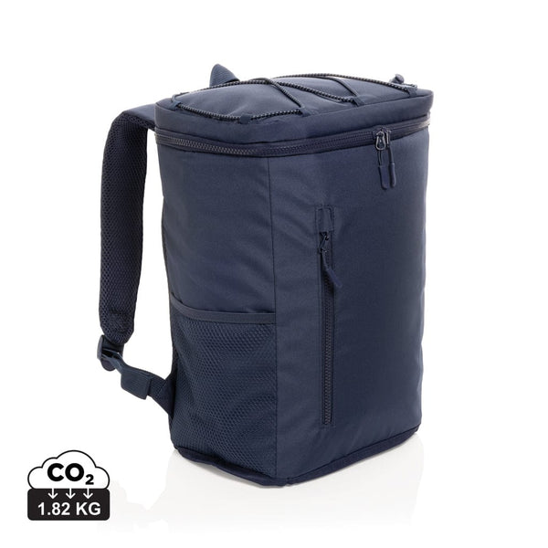 Zaino frigo Sonny in rPET Aware™ blu navy - personalizzabile con logo