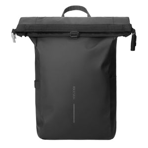 Zaino impermebile da bicicletta Urban nero - personalizzabile con logo