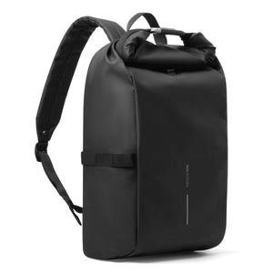 Zaino impermebile da bicicletta Urban nero - personalizzabile con logo