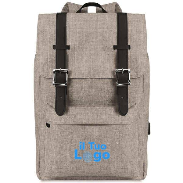 Zaino in poliestere 600D - personalizzabile con logo