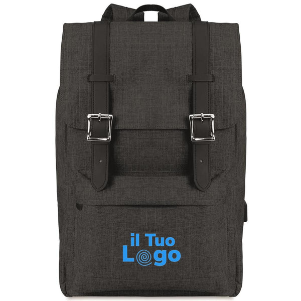 Zaino in poliestere 600D - personalizzabile con logo