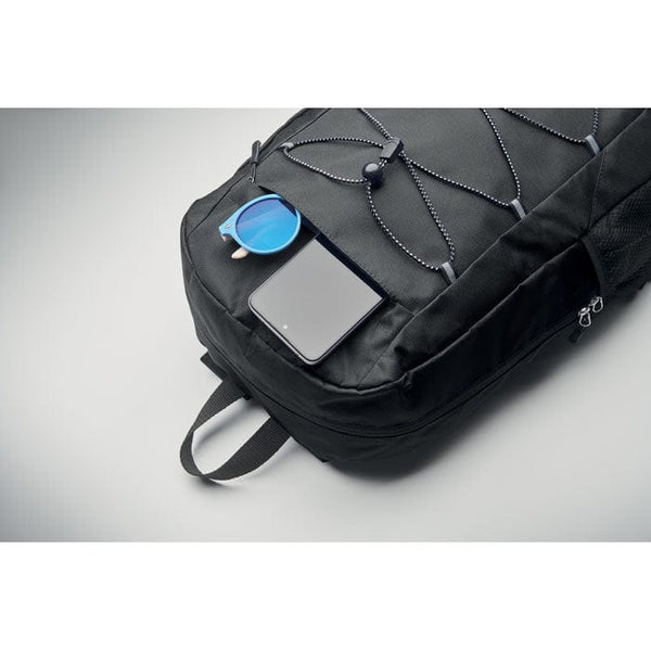Zaino in poliestere 600D RPET - personalizzabile con logo