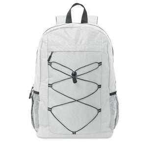 Zaino in poliestere 600D RPET - personalizzabile con logo