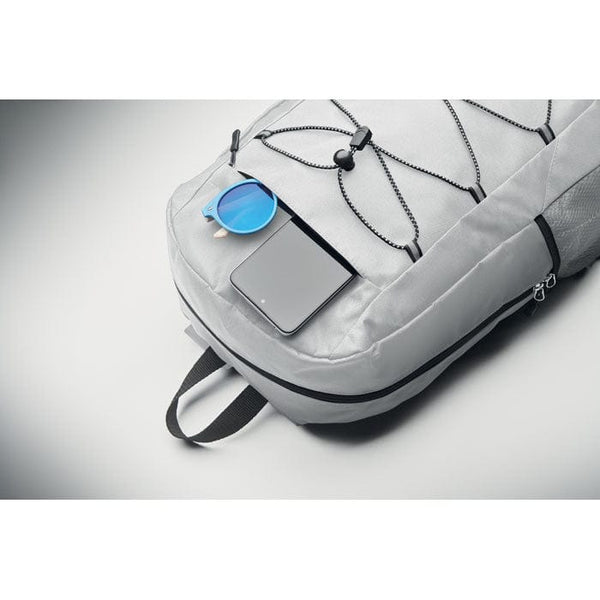 Zaino in poliestere 600D RPET - personalizzabile con logo