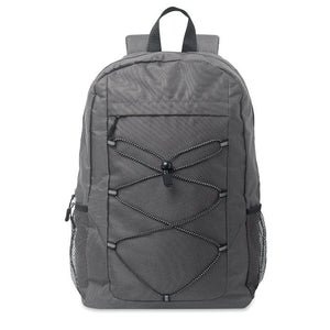 Zaino in poliestere 600D RPET - personalizzabile con logo
