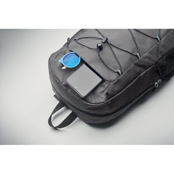 Zaino in poliestere 600D RPET - personalizzabile con logo