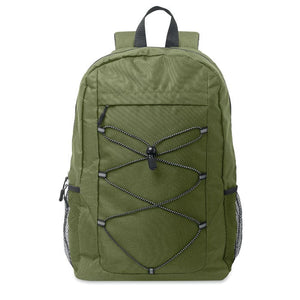 Zaino in poliestere 600D RPET - personalizzabile con logo