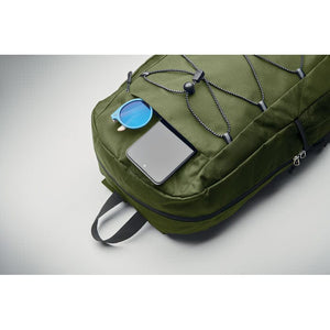 Zaino in poliestere 600D RPET - personalizzabile con logo