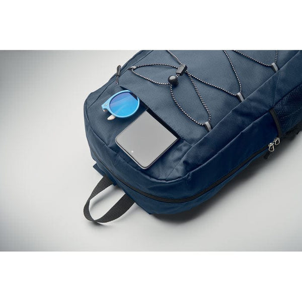 Zaino in poliestere 600D RPET - personalizzabile con logo