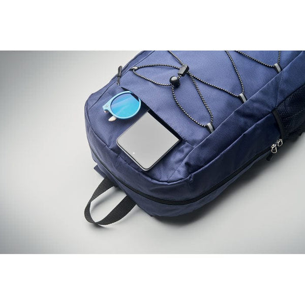 Zaino in poliestere 600D RPET - personalizzabile con logo