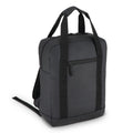 Zaino in R-PET 600D rivestito in PU 27,5 x 12 x 37,5 cm 12 L Nero - personalizzabile con logo