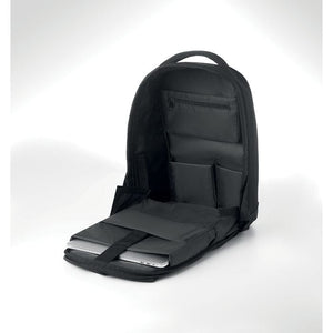 Zaino in RPET 600D Nero - personalizzabile con logo