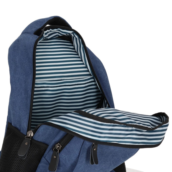 Zaino in tela di cotone riciclato Harper - personalizzabile con logo