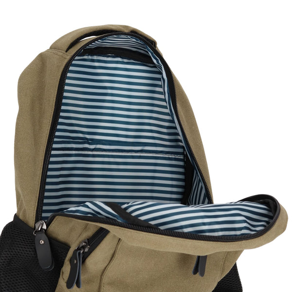 Zaino in tela di cotone riciclato Harper - personalizzabile con logo
