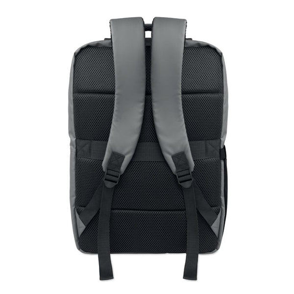 Zaino laptop 15" in PU RPET - personalizzabile con logo