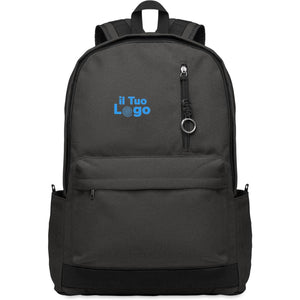 Zaino laptop 15 pollici cotone riciclato - personalizzabile con logo