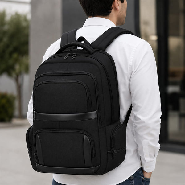 Zaino Maren nero - personalizzabile con logo