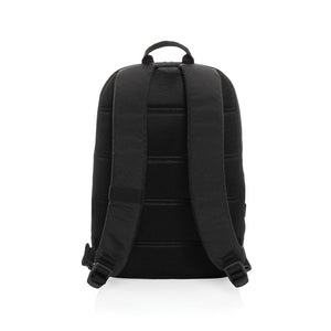 Zaino moderno PortaPC 15,6" Swiss Peak AWARE™ nero - personalizzabile con logo