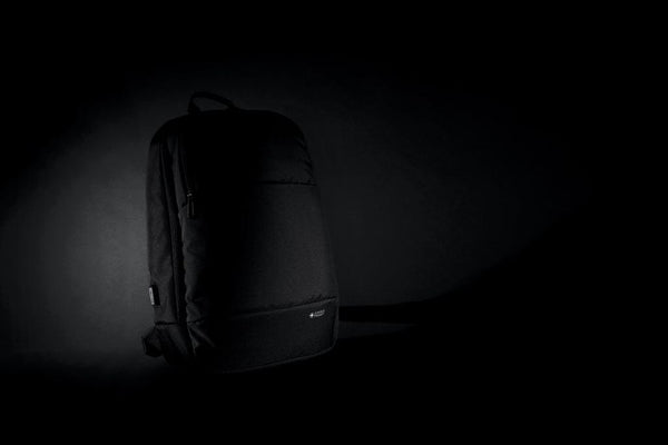 Zaino moderno PortaPC 15,6" Swiss Peak AWARE™ nero - personalizzabile con logo