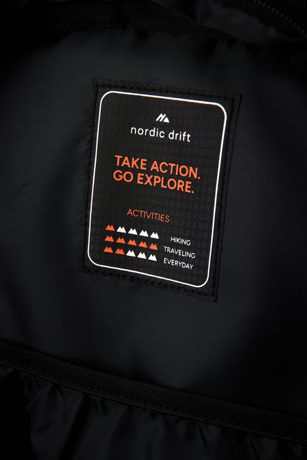 Zaino Nordic Drift Trail RCS 16L nero - personalizzabile con logo