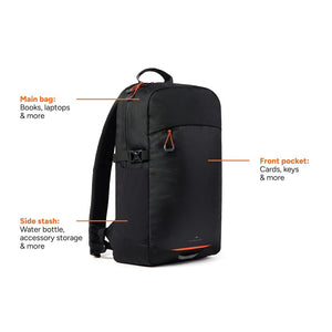 Zaino Nordic Drift Trail RCS 16L nero - personalizzabile con logo