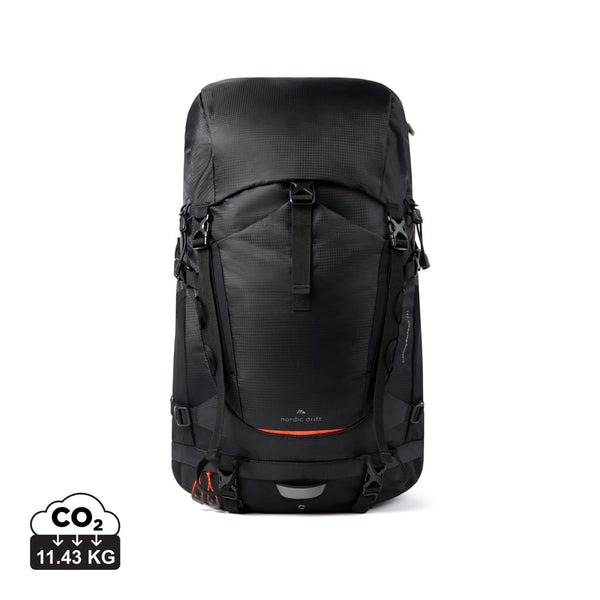 Zaino Nordic Drift Trail RCS 33L nero - personalizzabile con logo