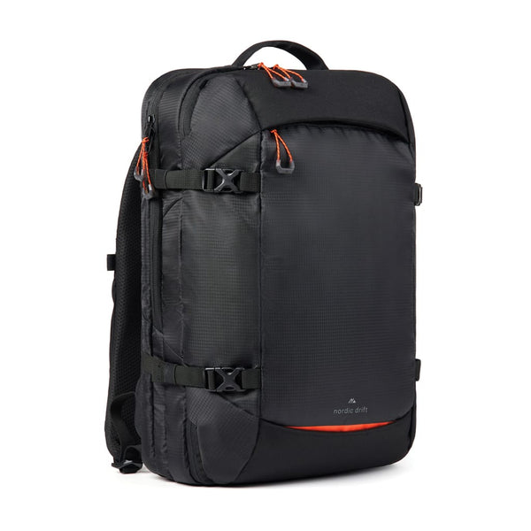 Zaino Nordic Drift Traveling RCS 25L nero - personalizzabile con logo