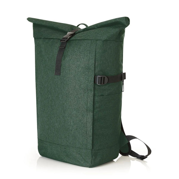 Zaino Notebook Backpack Circle L verde - personalizzabile con logo