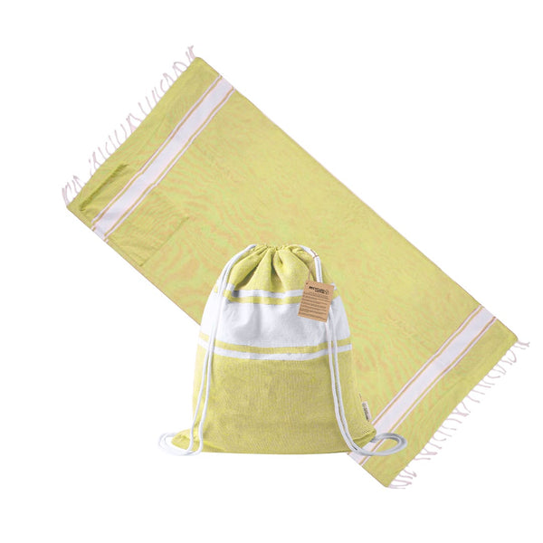 Zaino Pareo Carey giallo - personalizzabile con logo