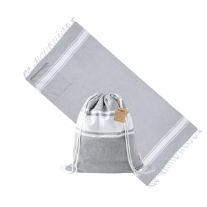 Zaino Pareo Carey grey - personalizzabile con logo
