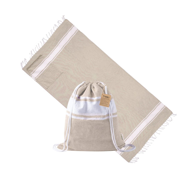 Zaino Pareo Carey natural - personalizzabile con logo