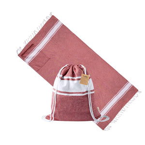 Zaino Pareo Carey rosso - personalizzabile con logo