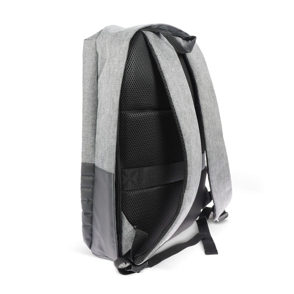Zaino per computer portatile Addison 10L Grigio - personalizzabile con logo