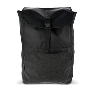 Zaino per computer portatile Liam RPET 20L Nero - personalizzabile con logo