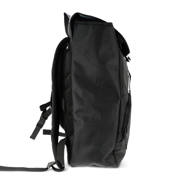 Zaino per computer portatile Liam RPET 20L Nero - personalizzabile con logo