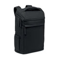 Zaino per laptop 15" in PU Nero - personalizzabile con logo