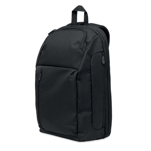Zaino per laptop 15" RPET 15L Nero - personalizzabile con logo