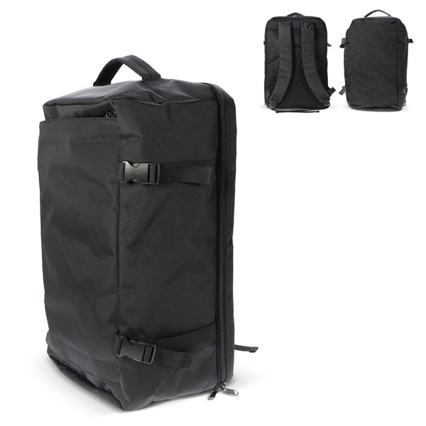 Zaino per laptop e borsa 30L Nero - personalizzabile con logo