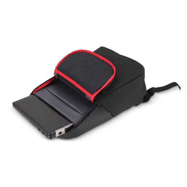 Zaino per laptop Maverick 12L Nero - personalizzabile con logo
