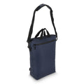 Zaino per laptop PU Kyiv 28 x 42 x 12,5 cm blu navy - personalizzabile con logo