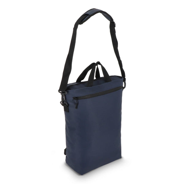 Zaino per laptop PU Kyiv 28 x 42 x 12,5 cm blu navy - personalizzabile con logo