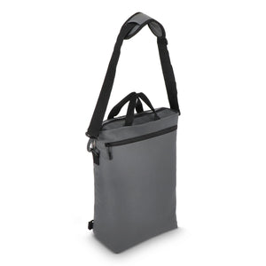 Zaino per laptop PU Kyiv 28 x 42 x 12,5 cm Grigio - personalizzabile con logo