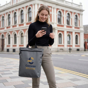Zaino per laptop PU Kyiv 28 x 42 x 12,5 cm - personalizzabile con logo